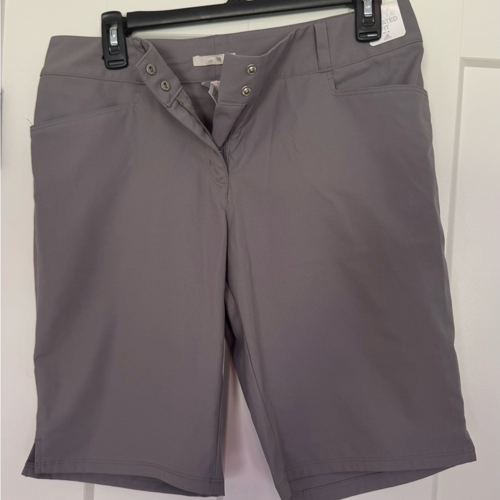 adidas Women's Charcoal Golf Shorts Sz 8